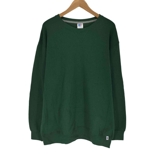 ラッセルアスレチック RUSSELL ATHLETIC ホンジュラス製 Vガゼット 裏起毛 クルーネック トレーナー メンズ import:XL