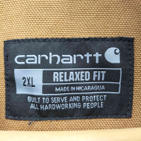 カーハート Carhartt DUCK DETROIT JACKET BLANKET LINED RELAXED FIT ダック デトロイトジャケット メンズ 2XL