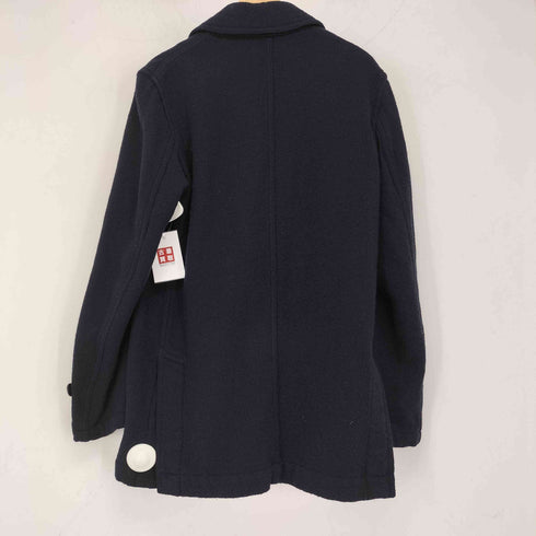 コムデギャルソンオムドゥ COMME des GARCONS HOMME DEUX AD2014 製品染め ボタンデザインピーコート メンズ JPN:S