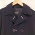 コムデギャルソンオムドゥ COMME des GARCONS HOMME DEUX AD2014 製品染め ボタンデザインピーコート メンズ JPN:S