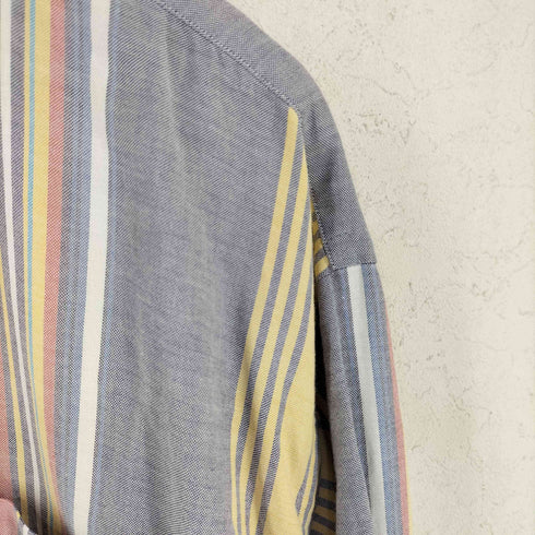 ラルフローレン RALPH LAUREN The Big Shirt ポニー刺繍 コットン マルチストライプ メンズ XL