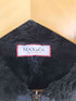 マックスアンドコー MAX&CO. MADE IN ITALY Real fur イタリア製 裏地 リアルファー ムートン コート ブラック Y2K レディース EUR:40
