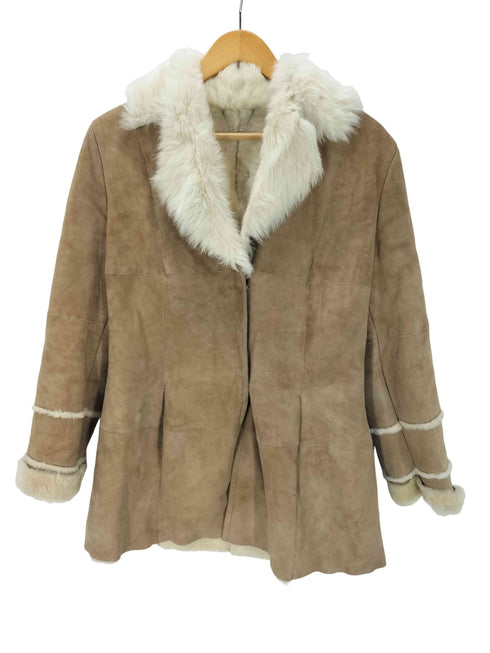 マレーラスポーツ MARELLA SPORT 80-90S OLD MADE IN ITALY Real fur & Lamb leather イタリア製 裏地 リアル ファー 羊革 ラムレザー ムートン コート Y2K レディース