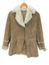 マレーラスポーツ MARELLA SPORT 80-90S OLD MADE IN ITALY Real fur & Lamb leather イタリア製 裏地 リアル ファー 羊革 ラムレザー ムートン コート Y2K レディース