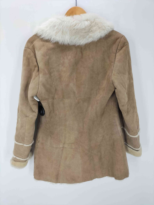 マレーラスポーツ MARELLA SPORT 80-90S OLD MADE IN ITALY Real fur & Lamb leather イタリア製 裏地 リアル ファー 羊革 ラムレザー ムートン コート Y2K レディース