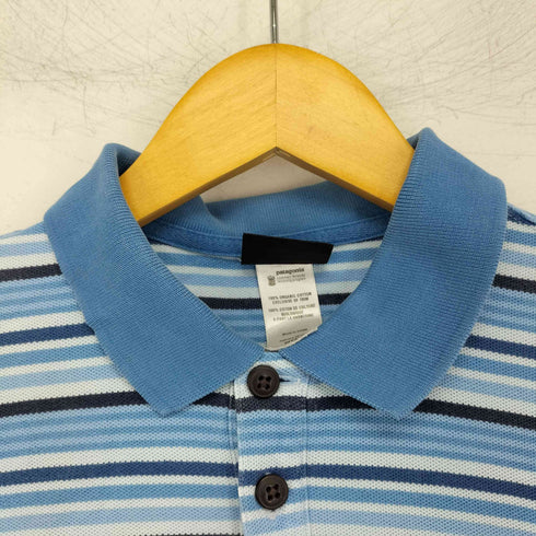 パタゴニア patagonia ORGANIC COTTON ボーダー ポロシャツ メンズ JPN:XS