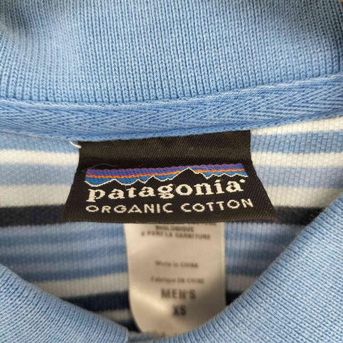 パタゴニア patagonia ORGANIC COTTON ボーダー ポロシャツ メンズ JPN:XS