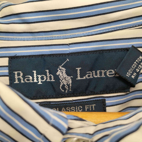 ラルフローレン RALPH LAUREN CLASSIC FIT ストライプ ボタンダウンシャツ メンズ 3XB