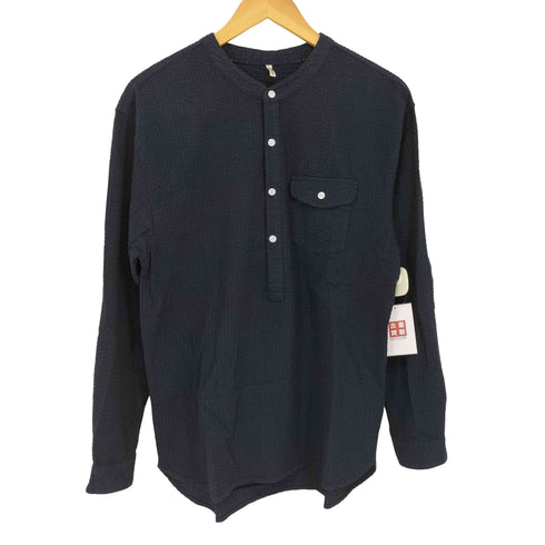 ザダファーオブセントジョージ The DUFFER of ST.GEORGE サッカーストライプノーカラーシャツ メンズ JPN:M