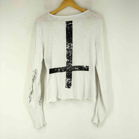 Type shade CROSS OF REBELLION LONG T SHIRT WHITE メンズ
