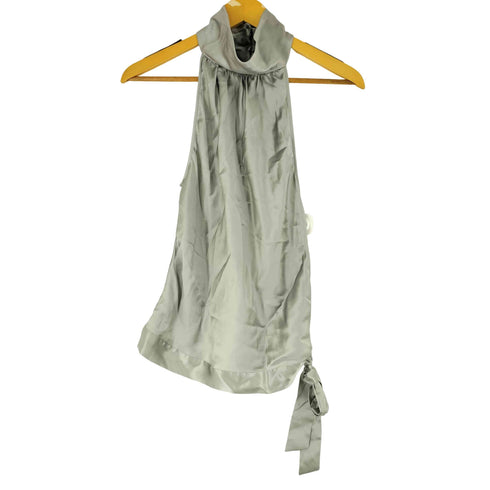 ビーシービージーマックスアズリア BCBG MAXAZRIA シルク100 ノースリーブブラウス レディース US:6