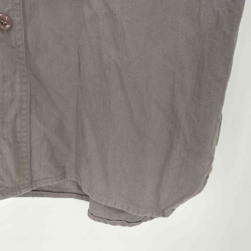 バズリクソンズ BUZZ RICKSONS HERRINGBONE TWILL SQUADRON S S SHIRT ヘリンボーン ツイル ワッペン S/S ワーク シャツ メンズ 14.5