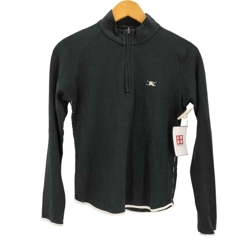 バーバリーゴルフ BURBERRY GOLF ハーフジップ 長袖カットソー レディース M