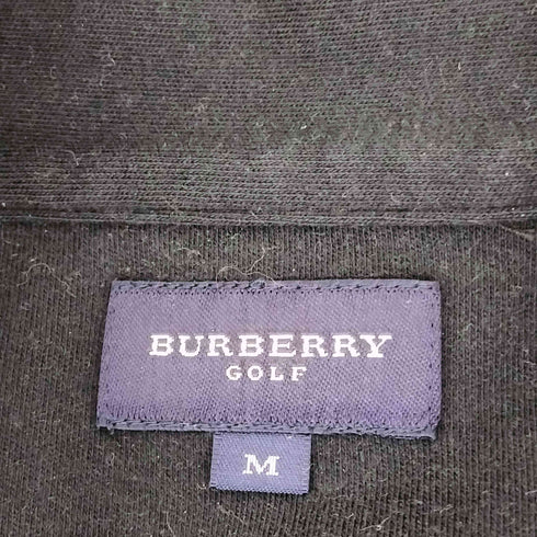 バーバリーゴルフ BURBERRY GOLF ハーフジップ 長袖カットソー レディース M