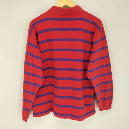 hardin knitwear USA製 ヘビーオンス モックネックボーダーカットソー メンズ import:L