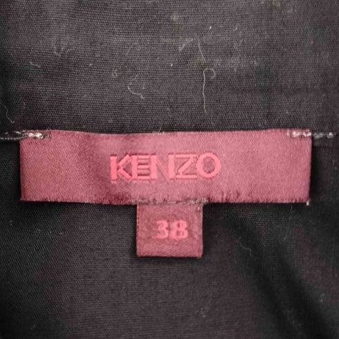 ケンゾー KENZO 花刺繍 襟レイヤードシャツ レディース 38