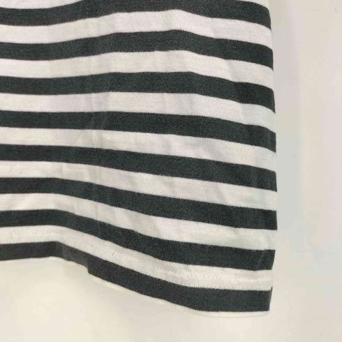 マリメッコ marimekko ボーダークルーネックTシャツ レディース import:M