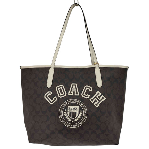 コーチ COACH SIGNATURE VARSITY MOTIF CITY TOTE シグネチャー ヴァ―シティ モチーフ シティ トート レディース