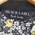 ポールスミスブラックレーベル Paul Smith BLACK LABEL コットン リネン 背抜き 裏地花柄 2B ストライプ テーラードジャケット スカート セットアップ レディース 40