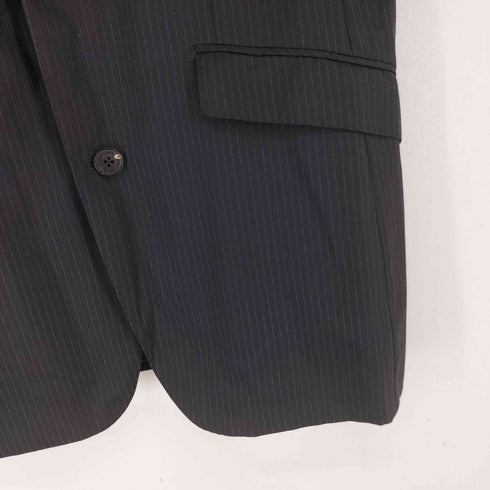 バーバリーブラックレーベル BURBERRY BLACK LABEL ウール ストラップ テーラードジャケット メンズ
