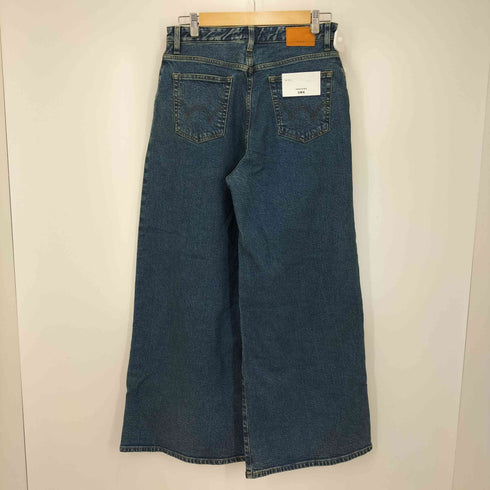 エドウィン EDWIN essentials タックワイドデニムパンツ レディース JPN:L