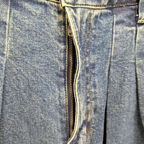 エドウィン EDWIN essentials タックワイドデニムパンツ レディース JPN:L