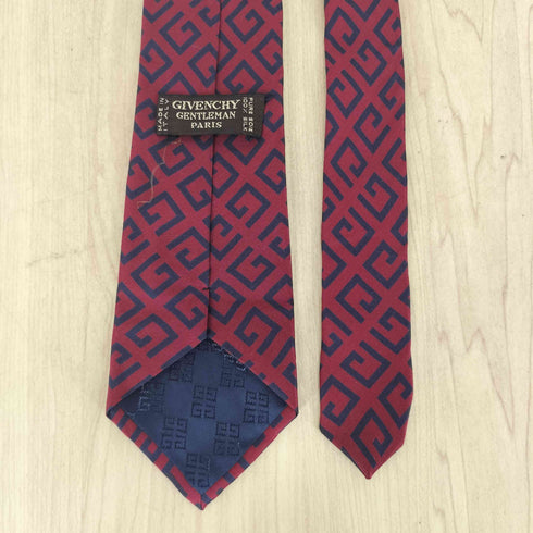 ジバンシィ GIVENCHY 4G ロゴ モノグラム シルク ネクタイ メンズ