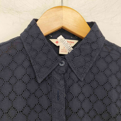 レッドフリースブルックスブラザース Red Fleece Brooks Brothers レース レギュラーカラーシャツ レディース 2
