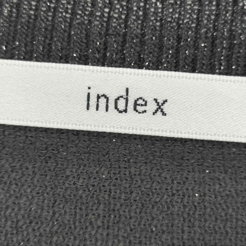 インデックス INDEX シアーラメドルマンショートカーディガン レディース FREE