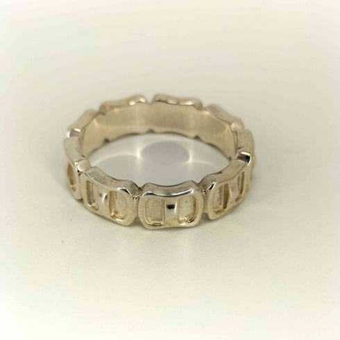 リドム LIDnM Llife BOTTON BAND RING SILVER925 メンズ