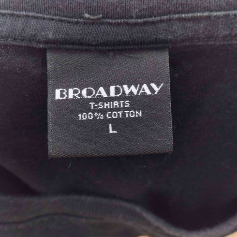 ブロードウェイ BROADWAY ムービープリント 半袖 Tシャツ メンズ JPN:L