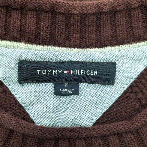 トミーヒルフィガー TOMMY HILFIGER コットンニット メンズ import:M