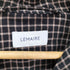 ルメール LEMAIRE レーヨン チェック オープンカラー シャツ メンズ EUR:50