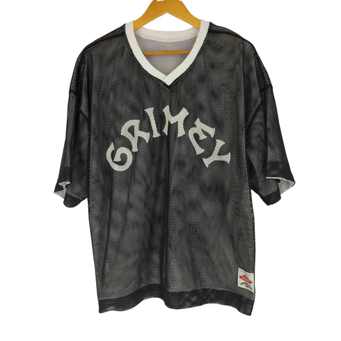 グライミー GRIMEY / GRMY Vネック メッシュ 半袖 メンズ