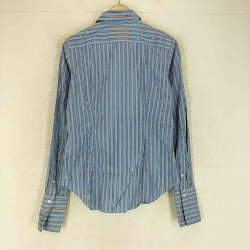 ラルフローレン RALPH LAUREN SLIM FIT フリル ストライプ シャツ レディース US:8