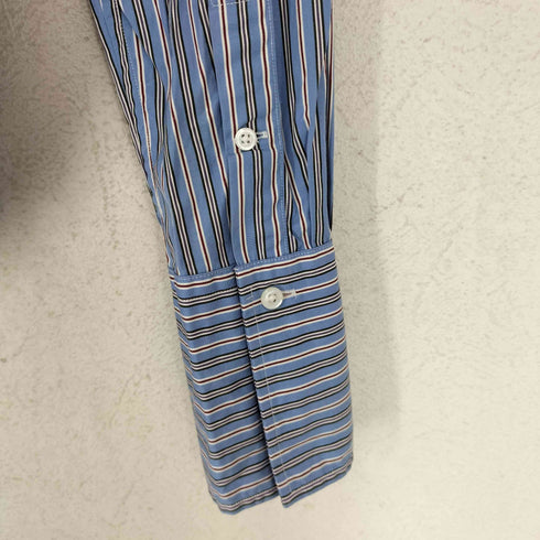 ラルフローレン RALPH LAUREN SLIM FIT フリル ストライプ シャツ レディース US:8