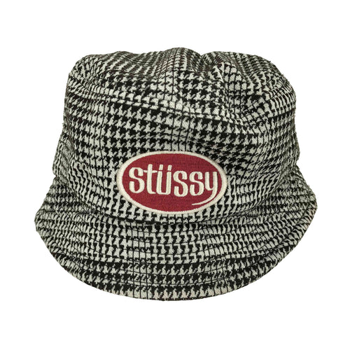 ステューシー Stussy 千鳥格子柄 バケットハット メンズ XS