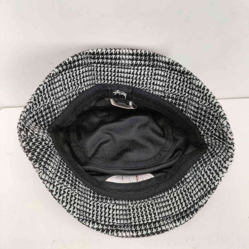 ステューシー Stussy 千鳥格子柄 バケットハット メンズ XS