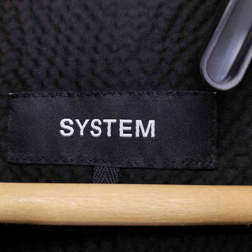 system mixmatchlayer シアサッカー セットアップ メンズ 86/105