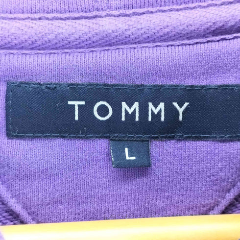 トミー TOMMY 総柄 プリント フルジップ ダブルジップ パーカー Y2K メンズ L