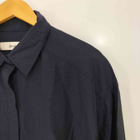anuke Halfsleeve Loose Shirts ハーフスリーブルーズシャツ レディース FREE