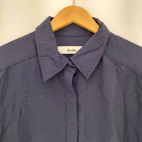 anuke Halfsleeve Loose Shirts ハーフスリーブルーズシャツ レディース FREE