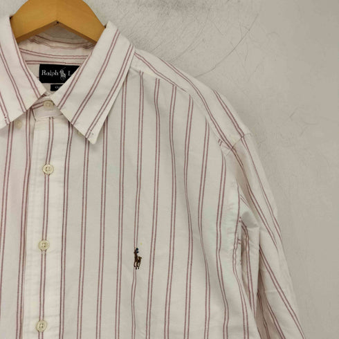 ラルフローレン RALPH LAUREN CLASSIC FIT ポニー刺繍 ストライプ BDシャツ メンズ 18 36/37