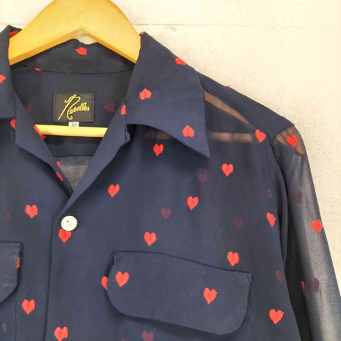 ニードルズ Needles 19SS heart print shirt ハート プリント シャツ メンズ XS