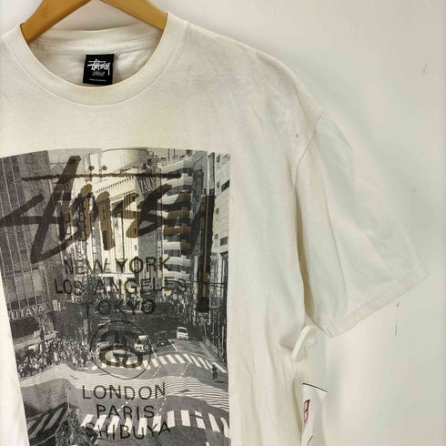 ステューシー Stussy Chapt 5th Anniversary Tee 5周年 両面 プリント 半袖 Tシャツ メンズ L