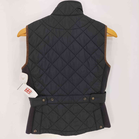 ラルフローレンスポーツ RALPH LAUREN SPORT エンブレム刺繍 スエード切替 キルティングベスト レディース import:S