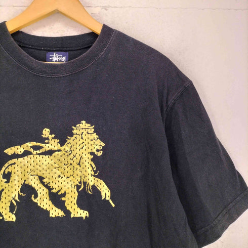 ステューシー Stussy 90S 紺タグ ラスタライオン 半袖 Tシャツ メンズ XL