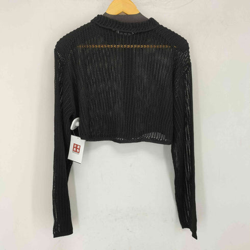 ラポドゥジェム la peau de gem mesh polo cardigan メッシュポロカーディガン レディース FREE
