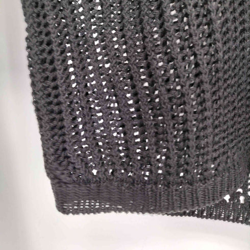 ラポドゥジェム la peau de gem mesh polo cardigan メッシュポロカーディガン レディース FREE