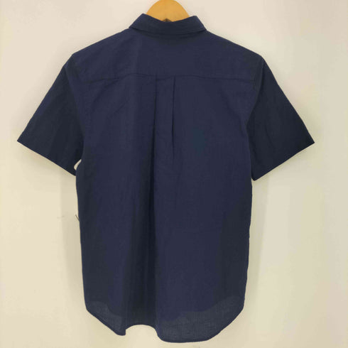 ポロラルフローレン POLO RALPH LAUREN 現行QRタグ ポニー刺繍 シアサッカー コットン ボタンダウンシャツ レディース L(14ー16)